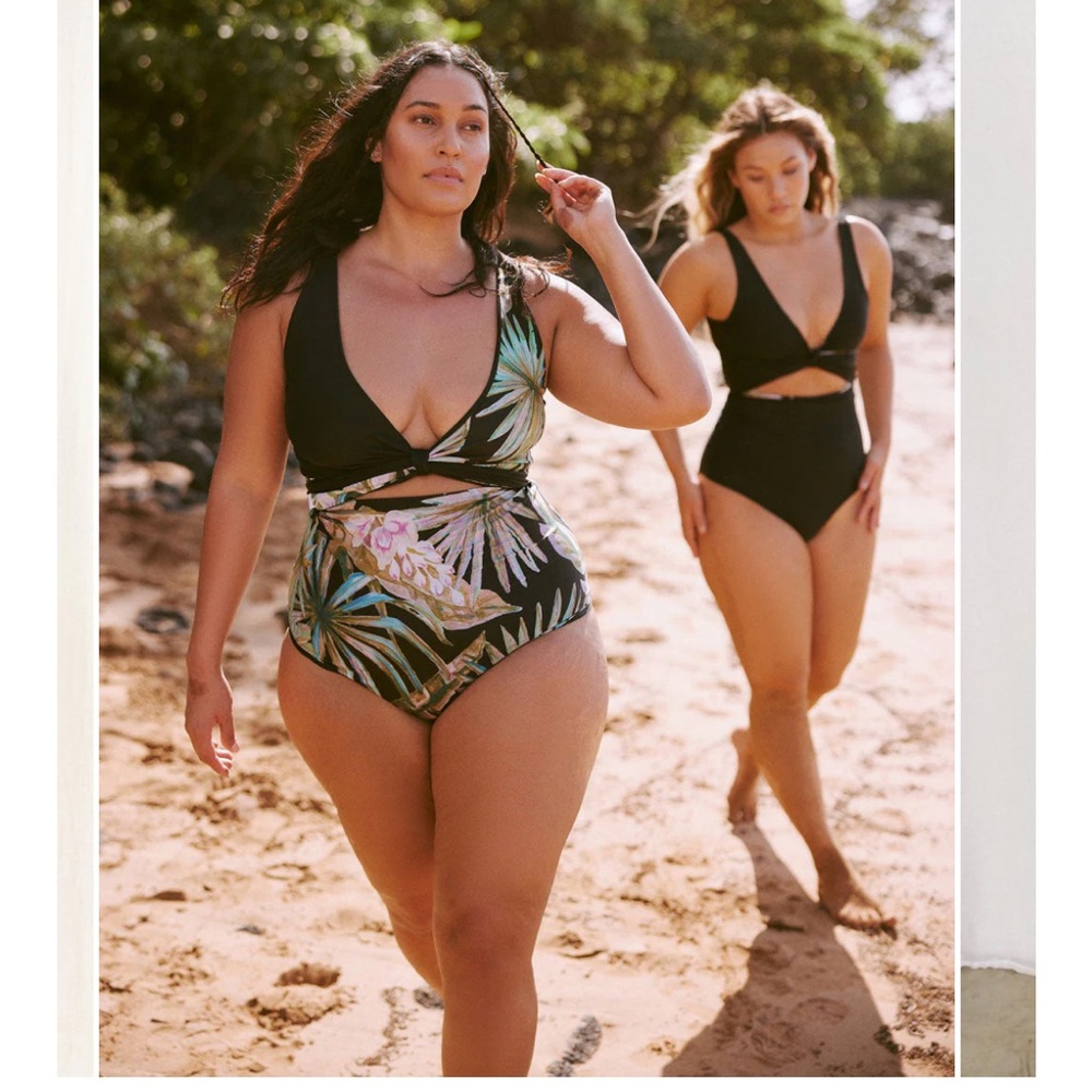 Baiia Reversible Control Top Swimsuit Bottom